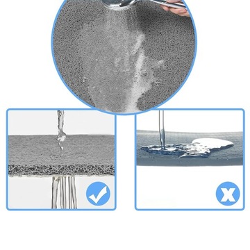 ПРОТИВОСКОЛЬЗЯЩИЙ КОВРИК ДЛЯ ДУША С ДРЕНАЖНЫМИ ОТВЕРСТИЯМИ, БЫСТРОСЫХАЮЩИЙ