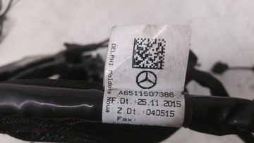 INSTALACE MOTORU 6511507386 MERCEDES C117 CLA