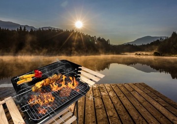 САДОВЫЙ УГОЛЬНЫЙ ГРИЛЬ С 2 КРЫСАМИ, ШПЦЕНАМИ, КОЛЕСАМИ