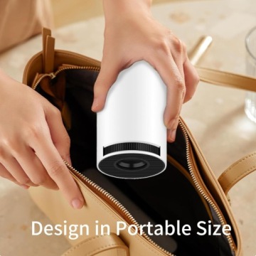 ПРОЕКТОР ANDROID TV WIFI 4K ПОРТАТИВНЫЙ УМНЫЙ ВРАЩАЮЩИЙСЯ ДИНАМИК HDMI