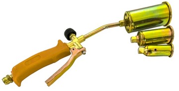 ГАЗОВАЯ ГОРЕЛКА ДЛЯ НАГРЕВА КРОВЕЛЬНОЙ БУМАГИ 3 НАСАДКИ 25ММ 35ММ 50ММ