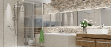 Тропический душ 26 см + смеситель GROHE THERMOSTATIC