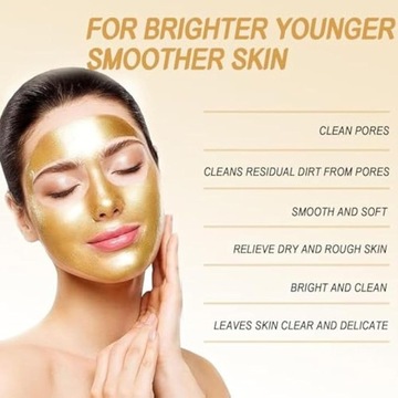 2 шт. Отслаивающаяся маска из золотой фольги, 98,4% золотая маска, отрывная маска из золотой фольги для