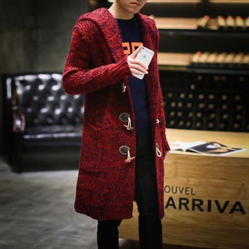 Men's Cardigan Hooded Sweaters New Fashion Male Lo
