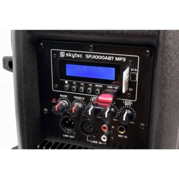 Мобильная колонка 10 дюймов, 400 Вт, MP3, USB SD BT, пульт дистанционного управления