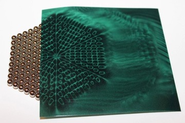 Folia Green Film - indykator pola magnetycznego 8x10cm