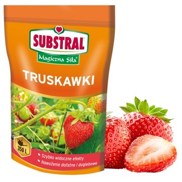 NAWÓZ Substral Magiczna Siła Truskawki 350g NAWOŻENIE DOLISTNE I DOGLEBOWE