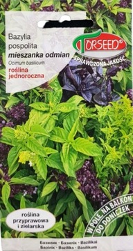 NASIONA ZIÓŁ-BAZYLIA MIESZANKA ODMIAN - 0,5 GRAMA