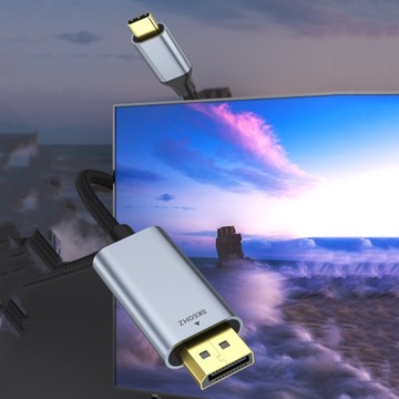 КАБЕЛЬ Mac MacBook USB-c DisplayPort 8K 5K 4K 240 Гц