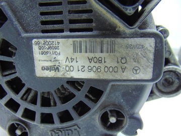 ALTERNÁTOR 14V 180A MERCEDES CLS W218 W212 E63 6.3 AMG A0009062100