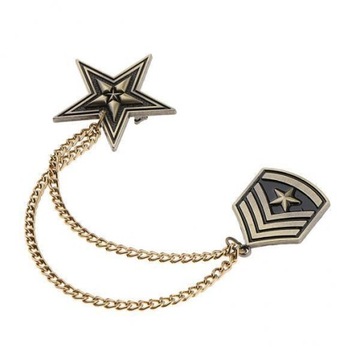 3xRetro Badge Medal Women Mens