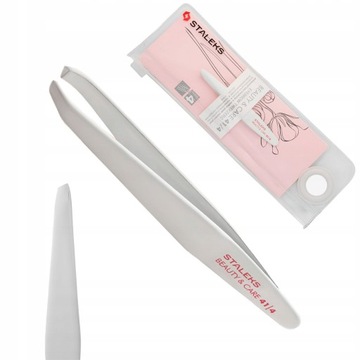Пинцет для бровей STALEKS косой TBC-41/4