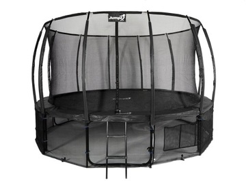 TRAMPOLINA OGRODOWA DLA DZIECI BEZPIECZNA 14ft 435