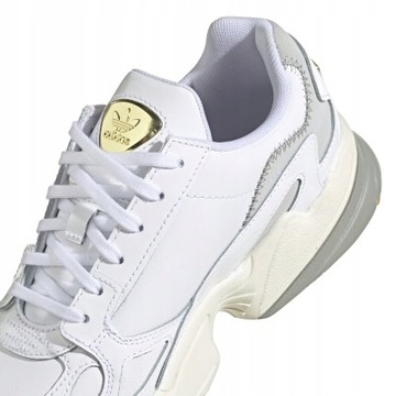 Białe ADIDAS FALCON sneakersy r.40 2/3 damskie