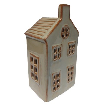DOMEK ŚWIECZNIK LED FIGURKA CERAMICZNA