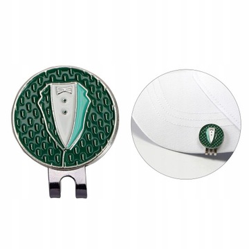 Забавный металлический зажим для маркера для мяча для гольфа