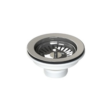 Spust do zlewu fi 90mm, metalowe sitko (2665) Tycner