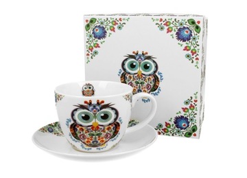 Filiżanka JUMBO 470 ml SOWA ETNO