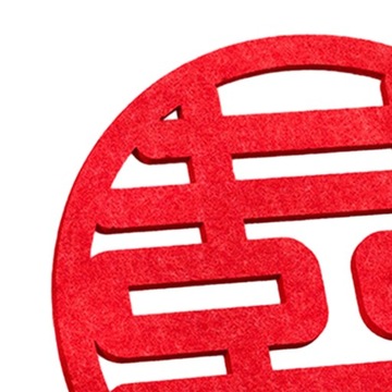 Свадебные украшения Си с китайскими иероглифами, декор гостиной в стиле А