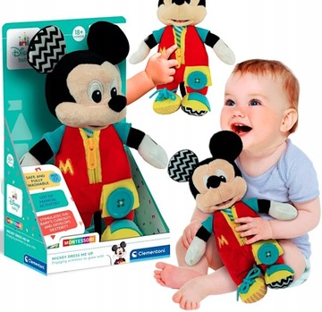 PLUSZOWA ZABAWKA BABY MIKI MICKEY PLUSZ MASKOTKA DLA DZIECKA CLEMENTONI