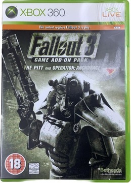 FALLOUT 3 GAME ADD-ON PACK płyta ideał- XBOX 360