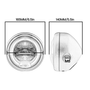 ФАРА МОТОЦИКЛА ПЕРЕДНЯЯ ФОНАРЬ СВЕТОДИОДНАЯ