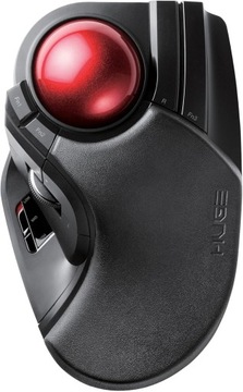 Elecom 2,4 GHz bezprzewodowa mysz trackball z 8 przyciskami