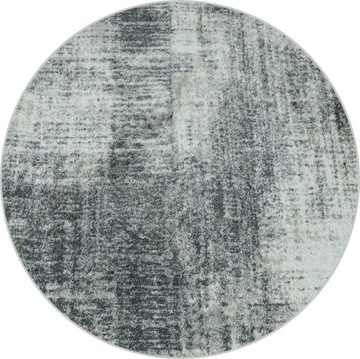DYWAN - BOHO KOŁO 80 cm SZARY - BEŻ MIĘCIUTKI