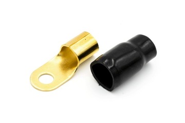 Кольцевая клемма 50 мм² / d=8,4 мм черная