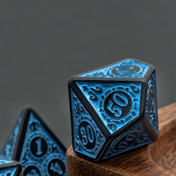 ŚWIĄTYNIA WODY ZESTAW 7 KOŚCI KOSTEK RPG