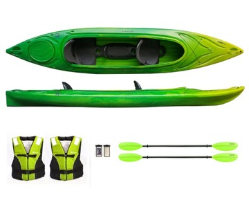 Zestaw Kajak Sprinter II + Wiosła Kamizelka Etui