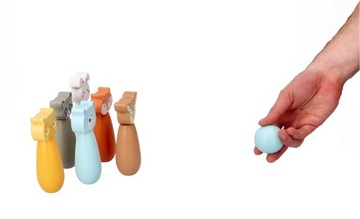 Деревянные кегли лесные звери 3+ Adam Toys