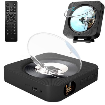 ODTWARZACZ CD Z MUZYKI BLUETOOTHEM Z PILOTEM PŁYTA