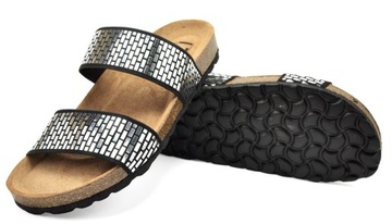 IZZI Klapki codzienne CARIN roz. 38 Black-Plata