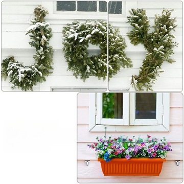 КРЮЧКИ-ГИРЛАНДЫ ДЛЯ НАРУЖНОГО ШКАФА БАЛКОНА СКРЫТОЙ НЕРЖАВЕЮЩЕЙ СТАЛИ