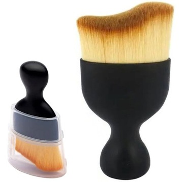 SZCZOTKA PĘDZEL DO CZYSZCZENIA PIELĘGNACJI WNĘTRZA SAMOCHODU + OSŁONA AG981