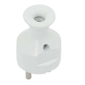 Вилка прямая 2п+з 16А WT-31 БЕЛАЯ