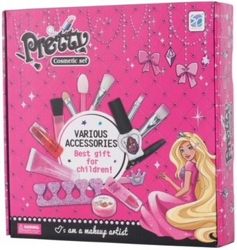 Набор детской декоративной косметики для росписи ногтей и маникюра.