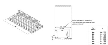 ОДНОУРОВНЕВЫЙ ПОДДОН 60 хромированный
