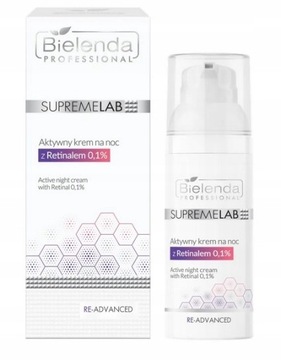 BIELENDA SUPREMELAB RE-ADVANCED AKTYWNY KREM NA NOC Z RETINALEM 0,1% 50ML