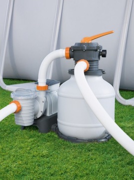 POMPA FILTRUJĄCA PIASKOWA DO BASENÓW 8327 l/h BESTWAY + 25 KG PIASKU