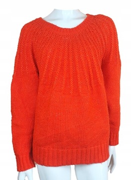 gruby sweter damski ciepły oversize 42 0A13