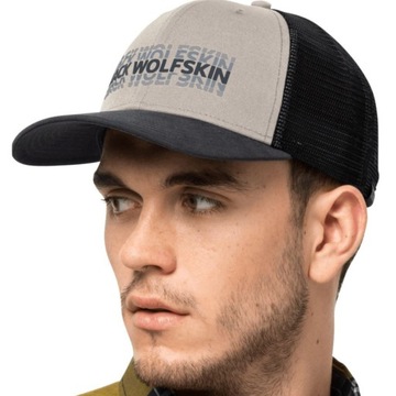CZAPKA Z DASZKIEM JACK WOLFSKIN DŻOKEJKA TRUCKERKA