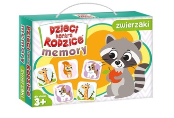DZIECI KONTRA RODZICE - Memory Zwierzaki 3+