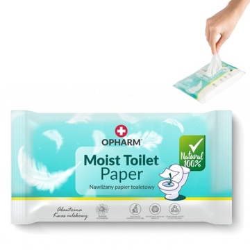Papier toaletowy MOKRY Opharm Toilet Wipes 48 szt