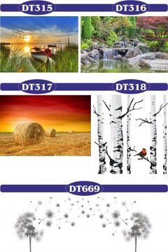 ФОТО ОБОИ 3D водопад лес деревья 250х200