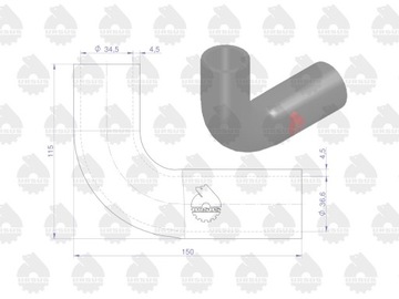 ОРИГИНАЛЬНЫЙ КОМПЛЕКТ ШЛАНГОВ РАДИАТОРА URSUS C-360