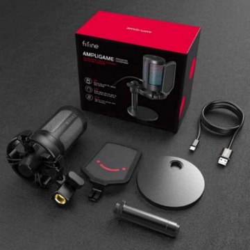 ЕМКОСТНЫЙ RGB-МИКРОФОН С USB-СВЕТОДИОДОМ ДЛЯ КОМПЬЮТЕРА