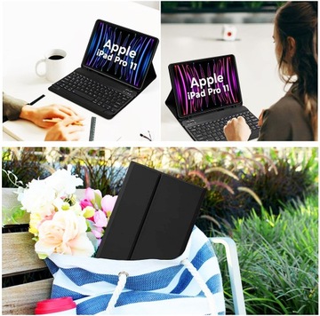 КЛАВИАТУРА С УМНЫМ ЧЕХОЛОМ-КАРАНДАШОМ для Apple iPad PRO 11 2022 4-го поколения A2761 A2435