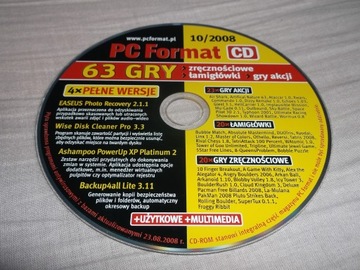 PC FORMAT 10 / 2008 г. — компакт-диск 100 игр, программ и многое другое.